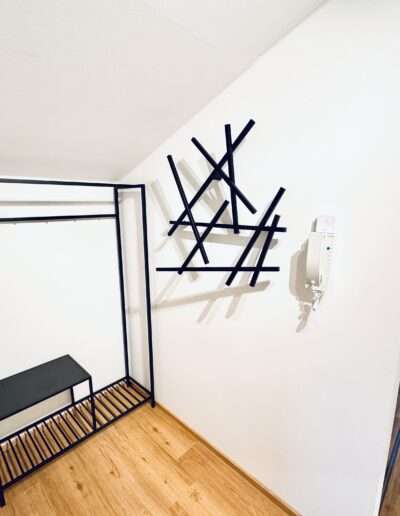 Garderobe im Eingangsbereich